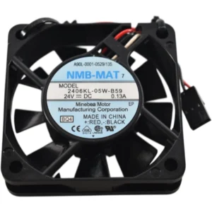 A90L-0001-0529/135 VENTILADOR FANUC NMB 2406KL05W-B59 24VDC 0.13A 60x60x15